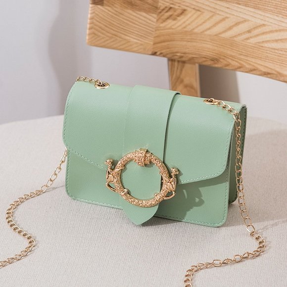 Women Chain Crossbody Bags Blue